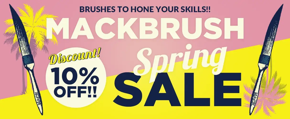 MackBrushマックブラシ10%OFFキャンペーン