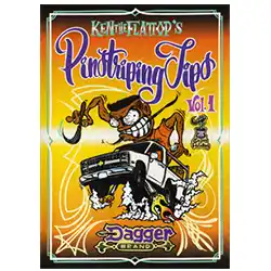 DAGGER KEN THE FLATTOPs Pinstriping Tips DVD Vol1