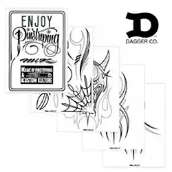DAGGER デザイン＆トレーニングボード M&K Enjoyピンストライプ