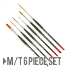 マックブラシ MackBrush TIDWELL - 6 Piece Brush Set