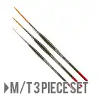 マックブラシ MackBrush Tidwell brushes The new 3 piece paint brush set