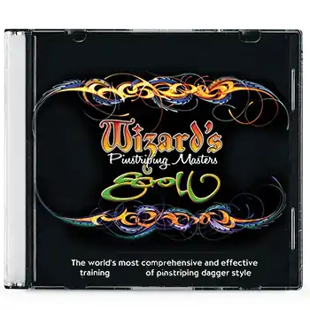 DVD Wizard's Pinstriping Masters Scroll -Updated Version 