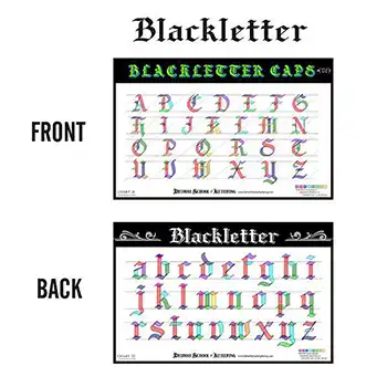 MackBrush マックブラシ Lettering Charts シリーズ