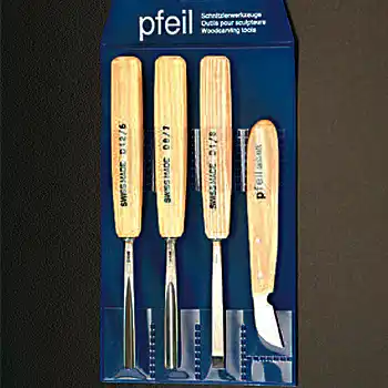 Pfeil Intermediate Size Carving Tools 中間サイズカービングナイフセット