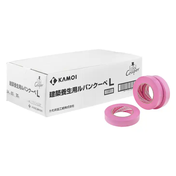カモイ 建築養生用テープ ルパンクーペ Ｌ 太芯 シリーズ 小箱