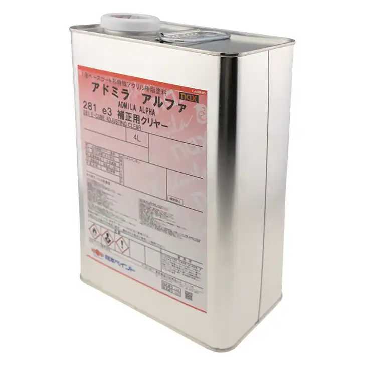 日本ペイント nax アドミラアルファ AD281 補正用クリヤー4Ｌ