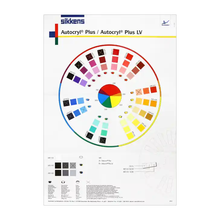 シッケンズ Sikkens カラーカード オートクリルプラス (ラミネート版)