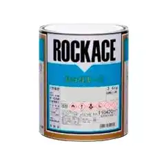 Rock ロックペイント 079-0010 2液型アクリルウレタン樹脂塗料 ロックエース ブライトレッド 容量0.9kg