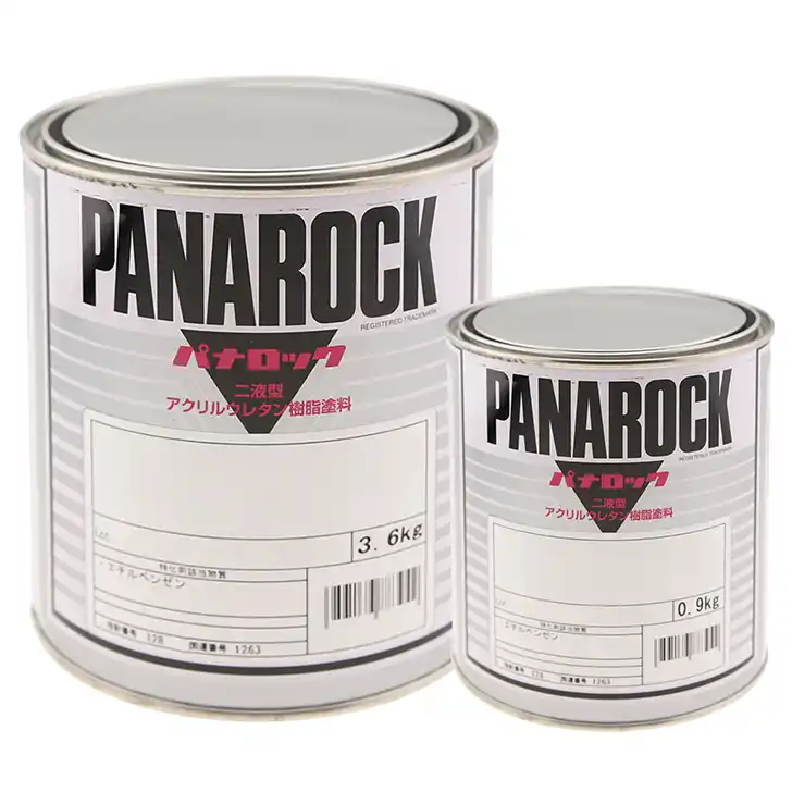 Rock ロックペイント 2液型超速乾アクリルウレタン樹脂塗料 パナロック 088ライン レッド系原色
