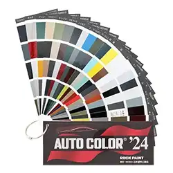 日本塗料工業会発行 ロックペイント版 AUTO COLOR オートカラー カラーカード の商品画像です