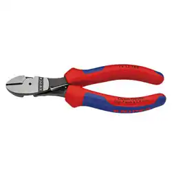 KNIPEX 強力型斜ニッパー バネ付 (鋼線用)