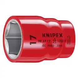 KNIPEX 絶縁1000V 3/8SQソケット ミリ規格 9837 シリーズ