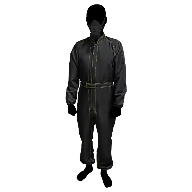 ケーイング ペインタースーツ ALL BLACK オールブラック 制電性防塵塗装服 KAPS の商品画像です