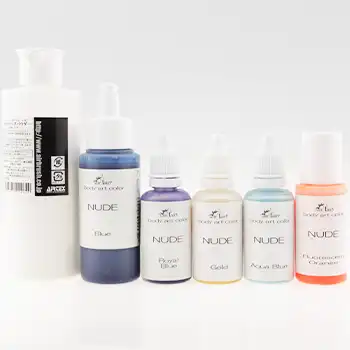 ☆アウトレット品☆ Airtex エアテックス ボディーアート用塗料 NUDEシリーズ 組合せセット Nr10 の商品画像です