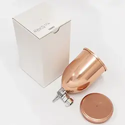 ☆アウトレット品☆ アネスト岩田 重力式アルミカップ 400mL ピンクゴールド色 の商品画像です