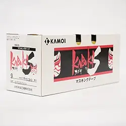 ☆アウトレット品☆ カモイ マスキングテープ カブキＳ 9mm幅x18m 120巻入 小箱 の商品画像です