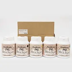 ☆アウトレット品☆ ターナー色彩 ミルクペイント ５色セット 100mLｘ5色 の商品画像です
