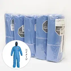 ☆アウトレット品☆ デュポン プロシールド PS-10 防護服 5枚組 ブルー色 サイズ XXL の商品画像です