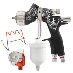 セール中! DeVILBISS デビルビス SPRALIEN REBORN PROLITE スプレイリアン サテンブラック SATINBLACK GUN KIT  の商品画像です