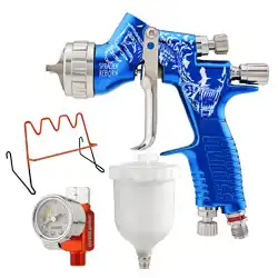 DeVILBISS デビルビス SPRALIEN REBORN PROLITE スプレイリアン ブルー BLUE GUN KIT  の商品画像です