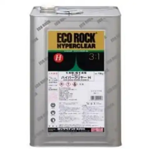 340712 Rock ロックペイント 149-6145 エコロック ハイパークリヤーＨ 容量4kg