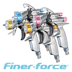 明治機械製作所 自動車補修専用スプレーガン ファイナーフォース FINER FORCE シリーズ の商品画像です