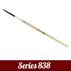 MackBrush マックブラシ Mack Outliner Series838 Blk Synthetic Goat Mix シリーズ