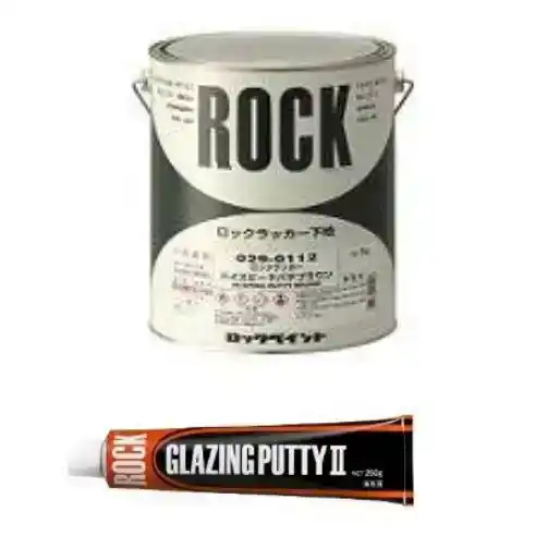 340318 Rock ロックペイント 029-0112 ロックラッカー ハイスピードパテブラウン 容量5kg