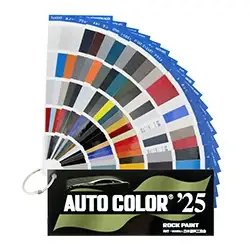 日本塗料工業会発行 ロックペイント版 AUTO COLOR オートカラー カラーカード の商品画像です