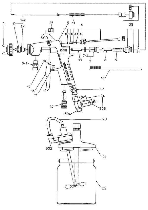 アネスト岩田 W-100A-134S 部品