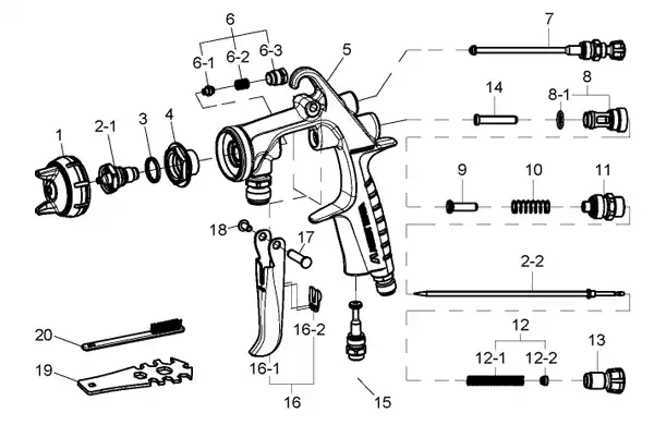 アネスト岩田 WS-200SP-1201 部品