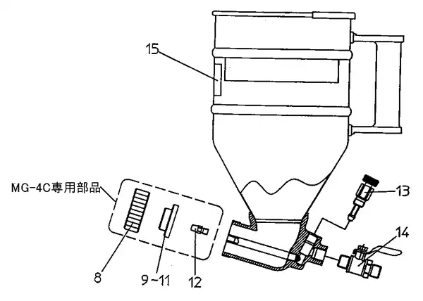 アネスト岩田 MG-4C 部品