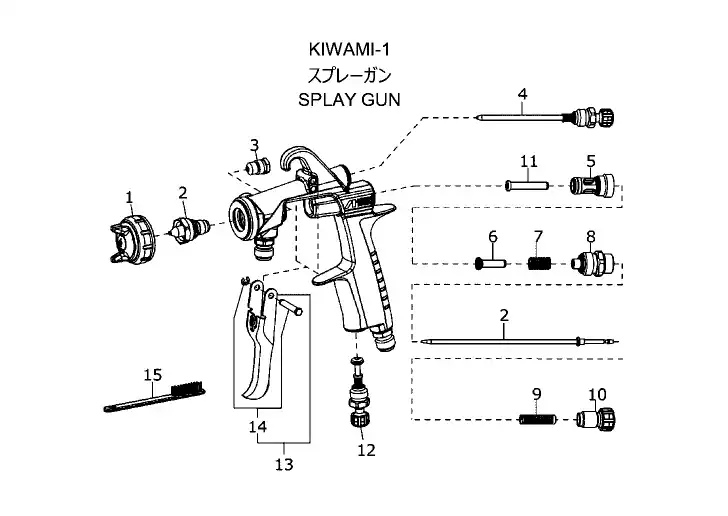 アネスト岩田 KIWAMI-1-16B12 部品