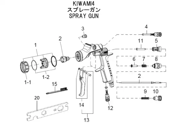 アネスト岩田 KIWAMI4-V16WB2 部品 